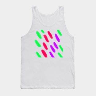 Colorful watercolor abstract texture art design Tank Top